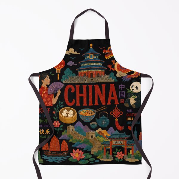 Item preview, Copy of China Travel Collage Illustration | Wander Postcards Collection designed and sold by Islabonita..