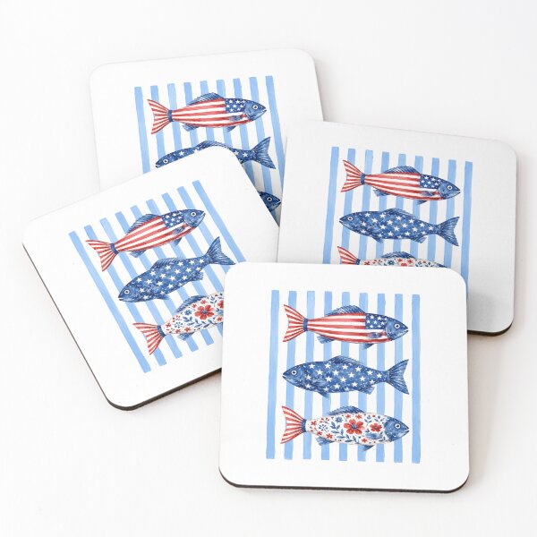 Item preview, funny fishing American Flag Patriotic 4th July gift designed and sold by Amzkao.
