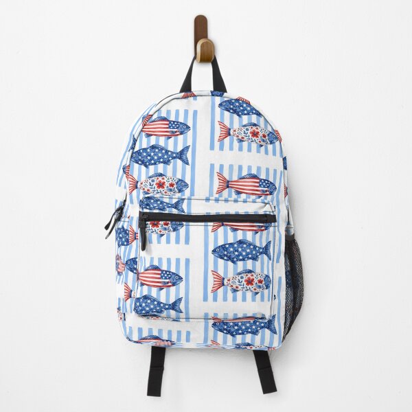 Item preview, funny fishing American Flag Patriotic 4th July gift designed and sold by Amzkao.