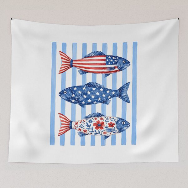 Item preview, funny fishing American Flag Patriotic 4th July gift designed and sold by Amzkao.