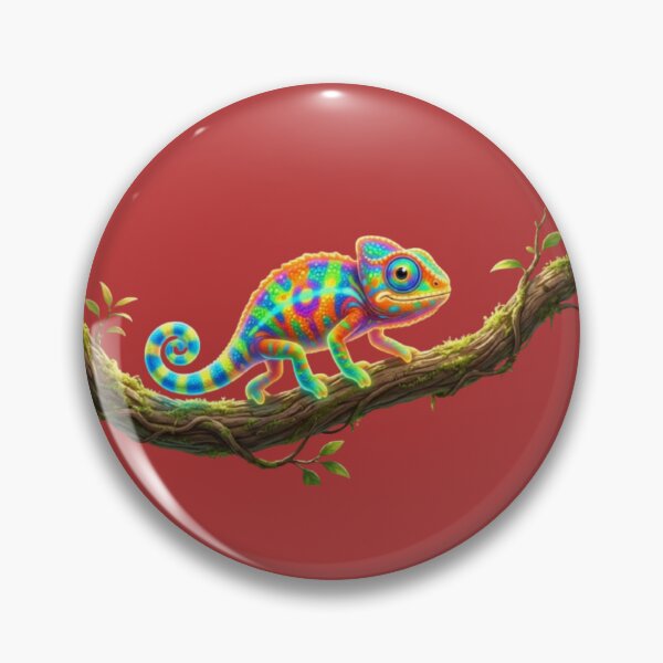 Item preview, Colorful Chameleon | Vibrant Reptile Nature Art designed and sold by harmzk90.