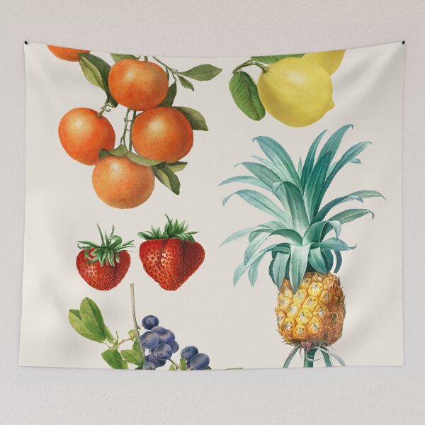 Item preview, Vintage Fruit Illustration Collage designed and sold by aimeeandkate.