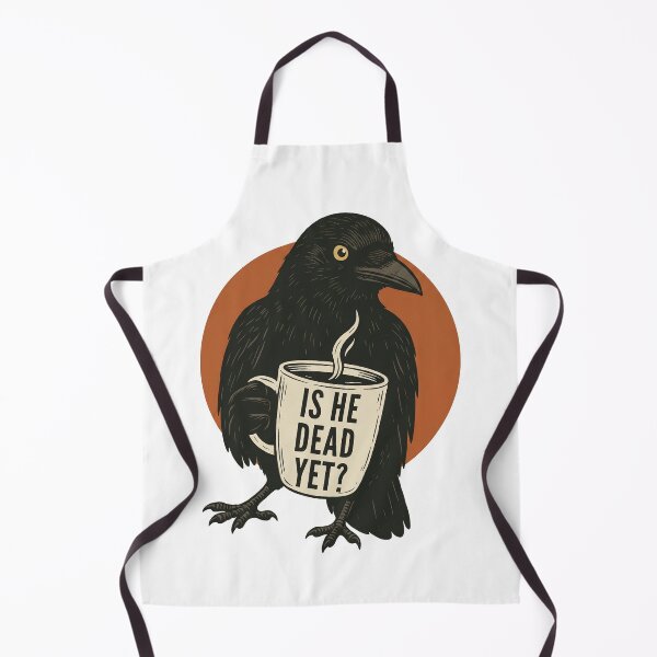 Item preview, Sarcastic Crow Coffee Mug - Is He Dead Yet? Dark Humor Raven designed and sold by rediscoveredapp.