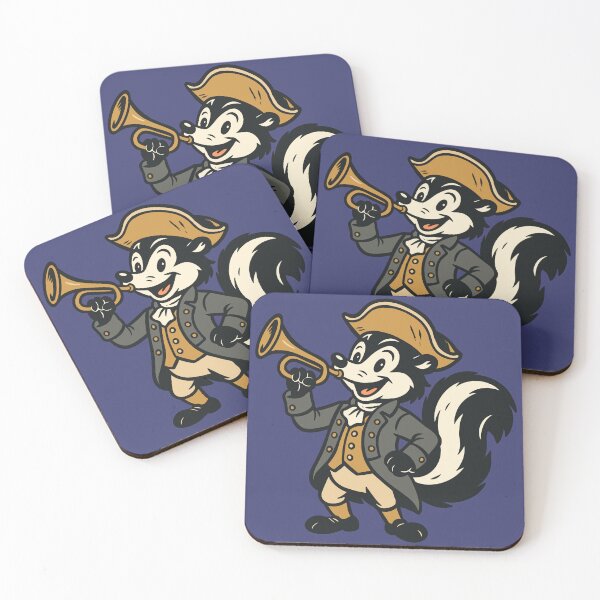 Item preview, Revolutionary Bugle Playing Skunk designed and sold by Ghost on Toast.