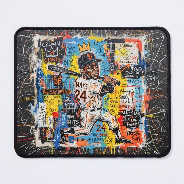 Item preview, Abstract Illustration Of Willie Mays designed and sold by Home Decor Art.
