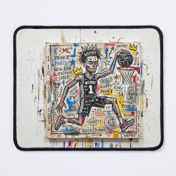 Item preview, Abstract Illustration Of Victor Wembanyama designed and sold by Home Decor Art.