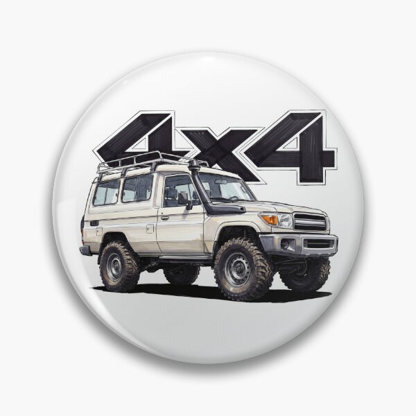 Item preview, Land Cruiser 70 Series Troopy White 4x4 Off Road designed and sold by Off-Road-Zone.