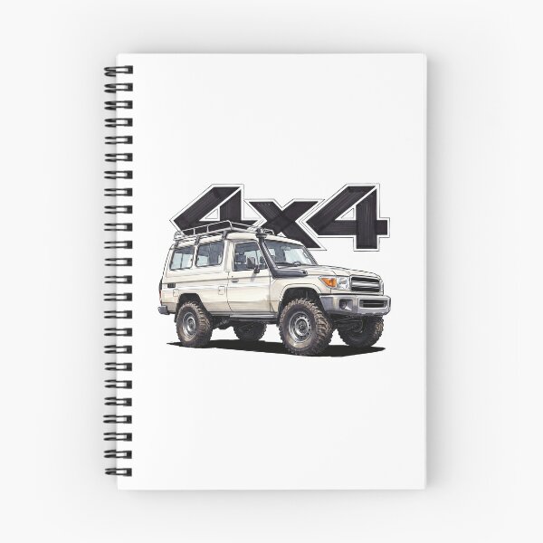 Item preview, Land Cruiser 70 Series Troopy White 4x4 Off Road designed and sold by Off-Road-Zone.