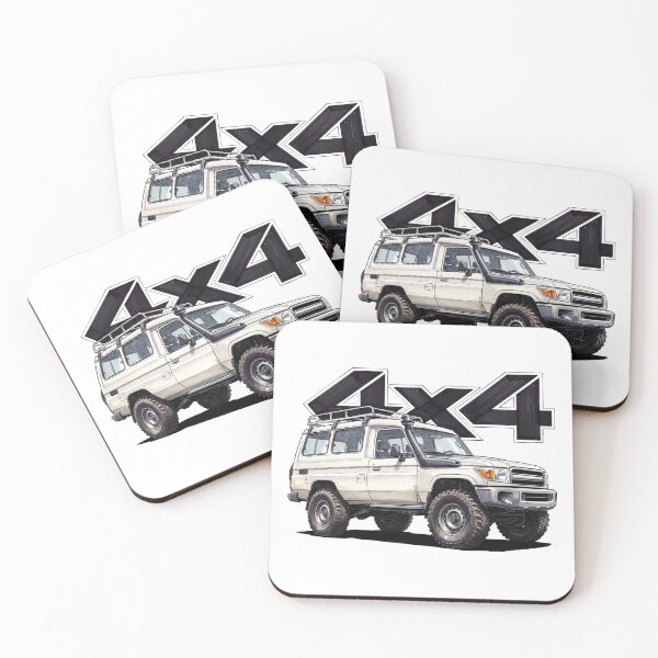 Item preview, Land Cruiser 70 Series Troopy White 4x4 Off Road designed and sold by Off-Road-Zone.