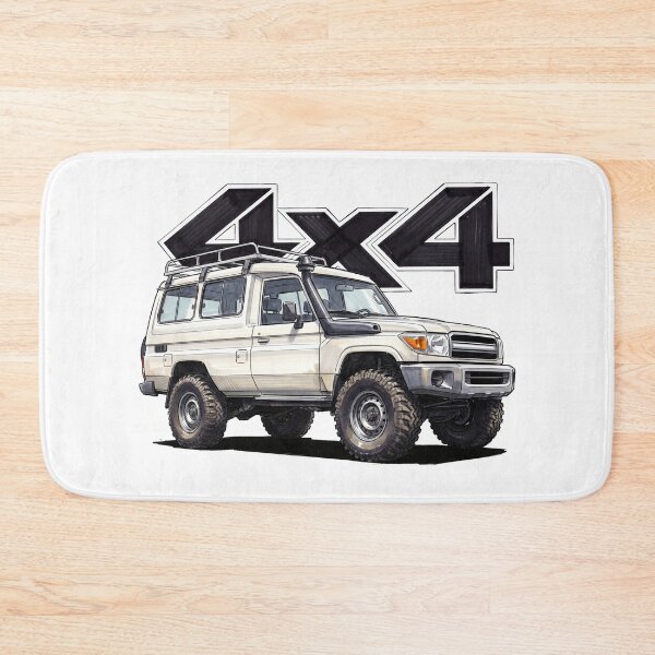 Item preview, Land Cruiser 70 Series Troopy White 4x4 Off Road designed and sold by Off-Road-Zone.