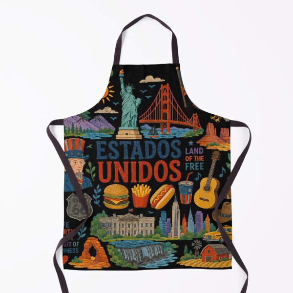 Item preview, Estados Unidos Travel Collage Illustration | Wander Postcards Collection designed and sold by Islabonita..