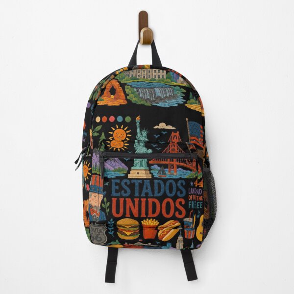 Item preview, Estados Unidos Travel Collage Illustration | Wander Postcards Collection designed and sold by Islabonita..