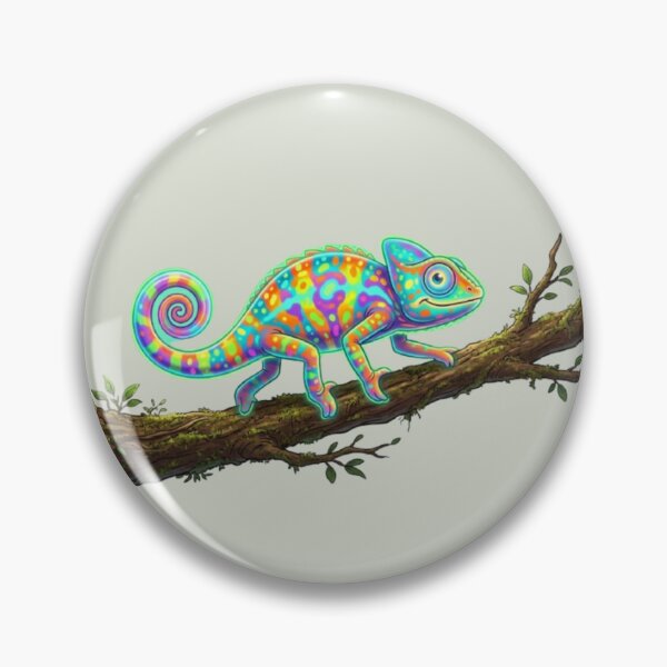 Item preview, Colorful Chameleon | Vibrant Reptile Nature Art designed and sold by harmzk90.