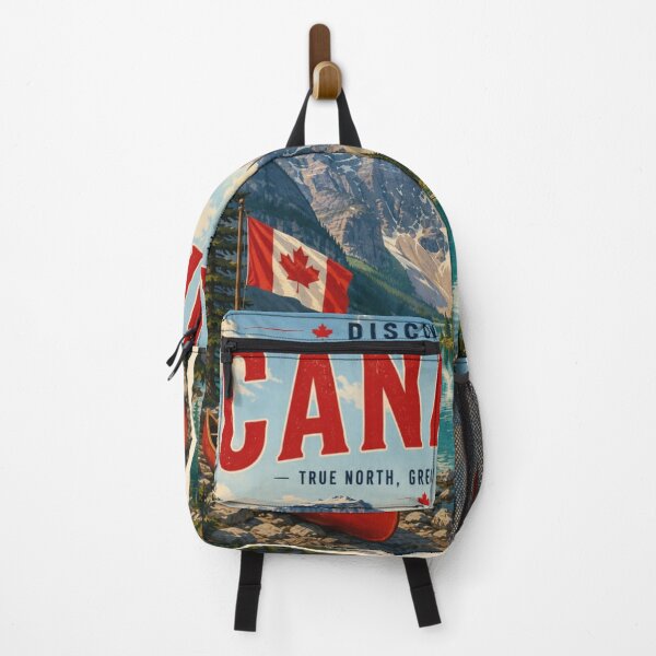 Item preview,  Canada – Vintage Travel Poster | Rocky Mountains & Wilderness Wall Art designed and sold by ElartedeNoel.