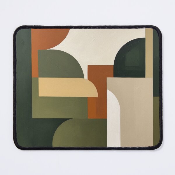 Item preview, Architectural Arches Abstract Forest Green Poster designed and sold by EnmarcArt.