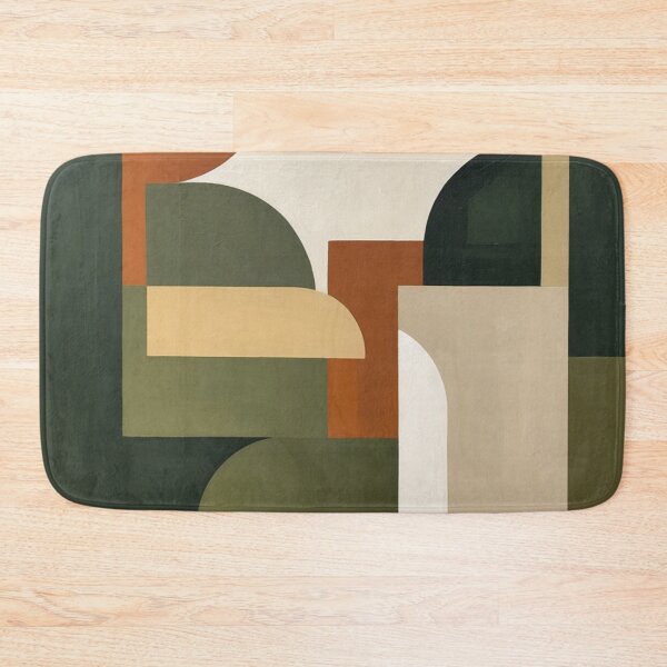 Item preview, Architectural Arches Abstract Forest Green Poster designed and sold by EnmarcArt.