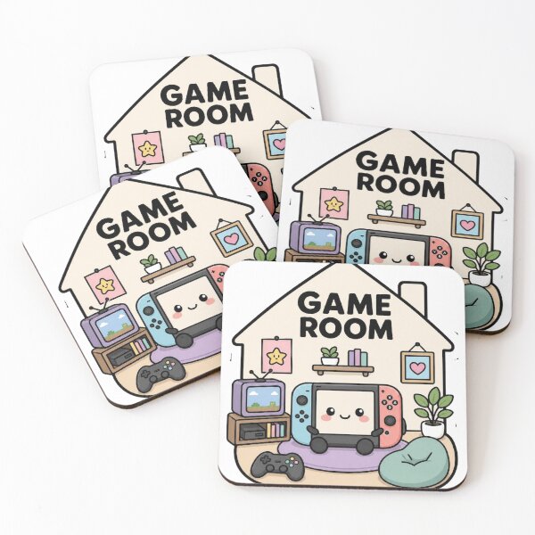 Item preview, Cute Kawaii Game Room - Retro Console Illustration designed and sold by Atlant11.
