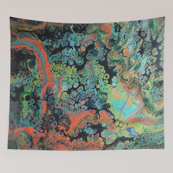 Aperçu de l'œuvre Coral Pulse créée et vendue par LesenArt.