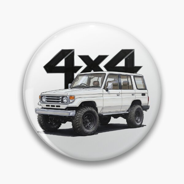 Item preview, Land Cruiser 70 Series Wagon White 4x4 Off Road HZJ77 designed and sold by Off-Road-Zone.