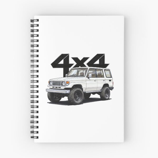 Item preview, Land Cruiser 70 Series Wagon White 4x4 Off Road HZJ77 designed and sold by Off-Road-Zone.