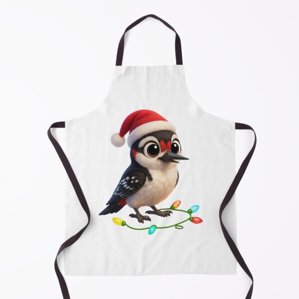 Item preview, Christmas Hairy Woodpecker designed and sold by Sillytoe.