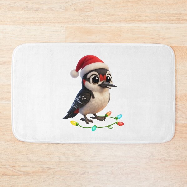 Item preview, Christmas Hairy Woodpecker designed and sold by Sillytoe.