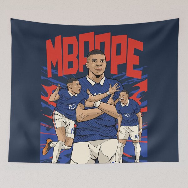 Item preview, Kylian Mbappe Cartoon designed and sold by RatTrapTees.