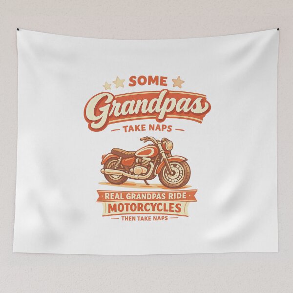 Item preview, Grandpas Motorcycle Rider designed and sold by LuveraxArt.