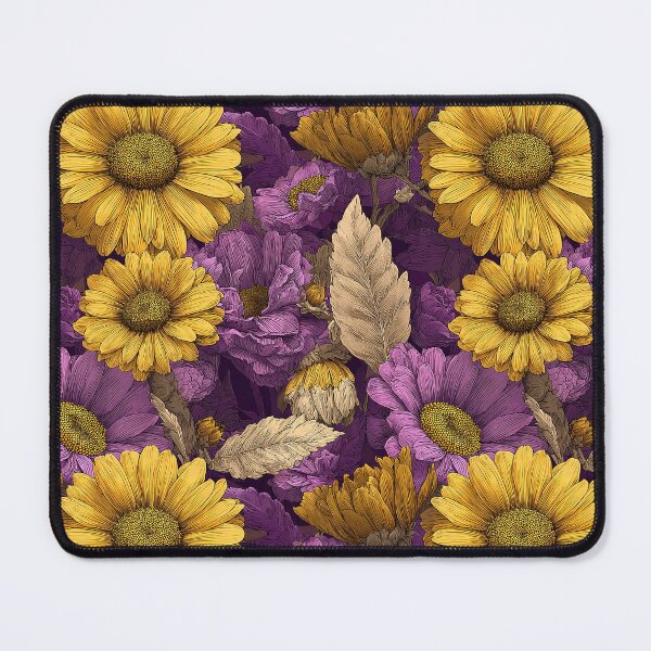 Item preview, Ornamental Daisy Print  - Flower Garden Pattern   - Wedding Gift Ideas designed and sold by RoyalStarsPatts.