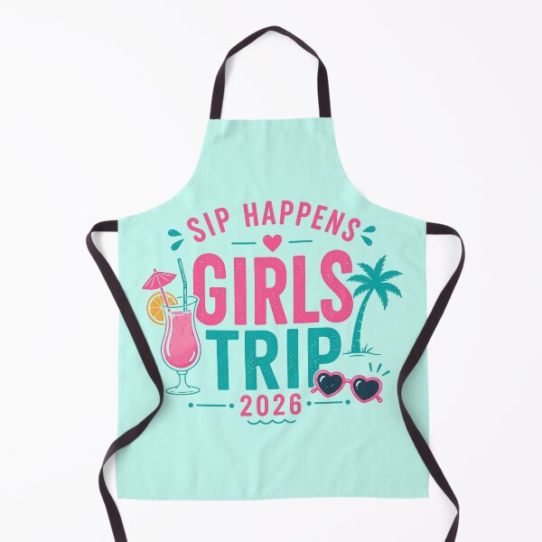 Item preview, Sip Happens Girls Trip 2026 Funny Tropical Vacation Party Design designed and sold by SOUKKATAY.