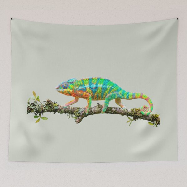 Item preview, Colorful Chameleon | Vibrant Reptile Nature Art designed and sold by harmzk90.