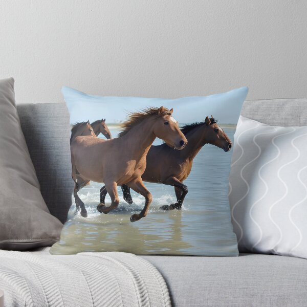 Item preview, Ocean Gallop – Majestic Wild Mustangs on the Beach designed and sold by UmSkelig834.