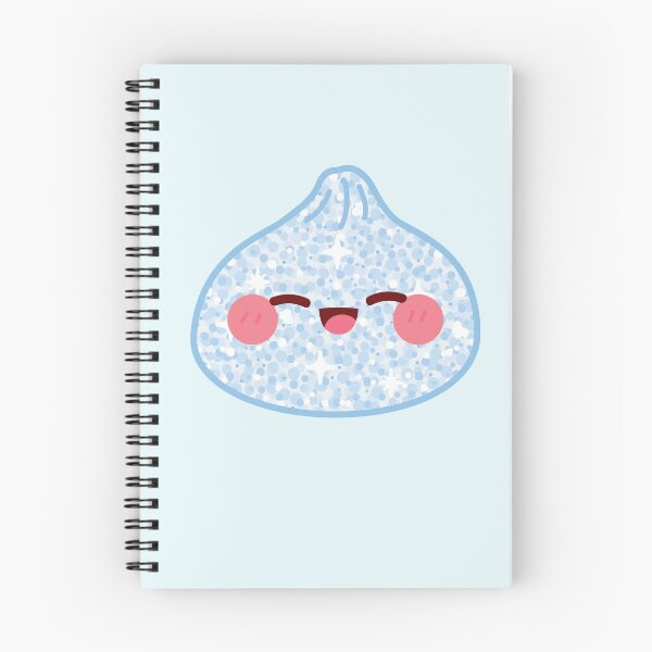 Item preview, Kawaii Blue Glitter Squishy Dumpling – Cute Food Character Design designed and sold by EmeraldeaArt.