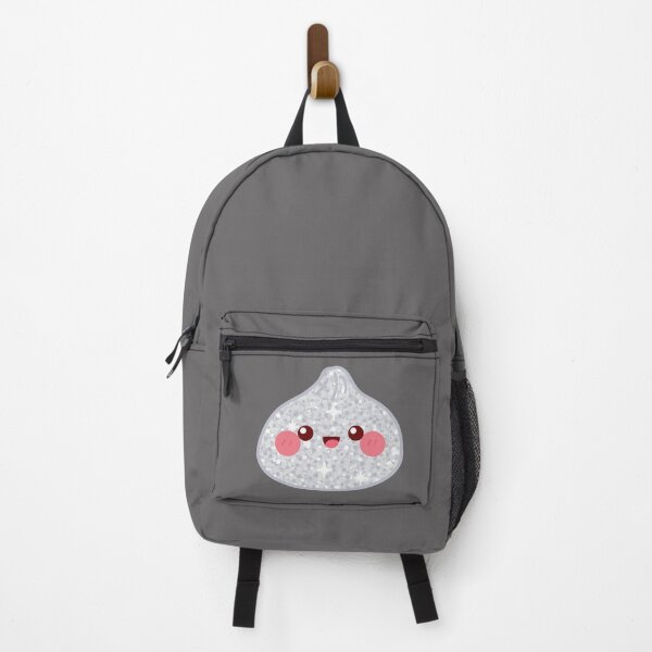 Item preview, Kawaii Silver Glitter Squishy Dumpling – Cute Food Character Design designed and sold by EmeraldeaArt.