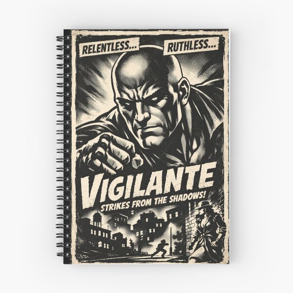 Item preview, The Vigilante — Noir Pulp Crimefighter Illustration  designed and sold by jeugenet.