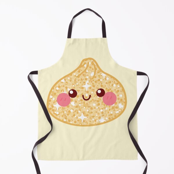 Item preview, Kawaii Golden Glitter Squishy Dumpling – Cute Food Character Design designed and sold by EmeraldeaArt.