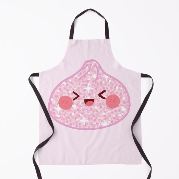 Item preview, Pink Glitter squishy Dumpling – Cute Kawaii Food Character Design designed and sold by EmeraldeaArt.