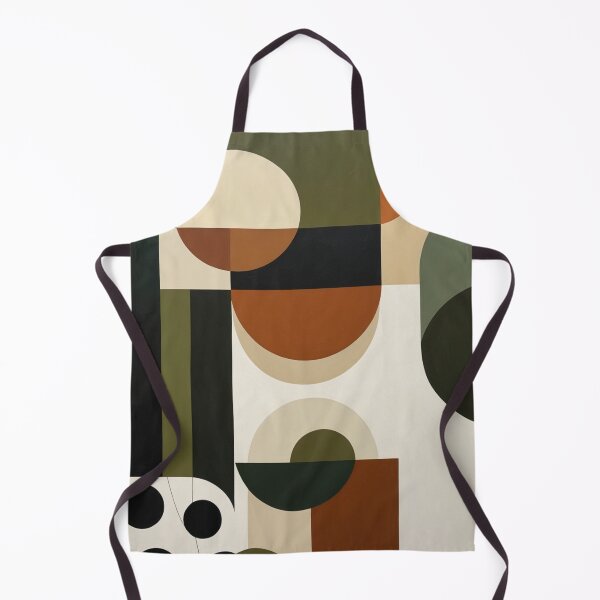 Item preview, Constructivist Geometric Circles Green Terracotta Poster designed and sold by EnmarcArt.