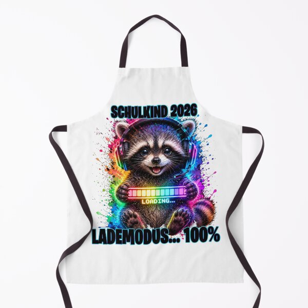 Item preview, Schoolchild 2026 Charging Mode 100% Raccoon Gamer Gaming designed and sold by MinimalChaosDE.