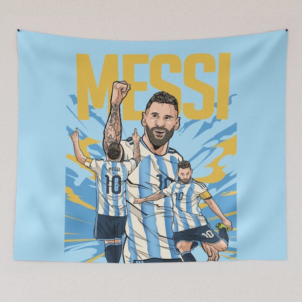 Item preview, Lionel Messi Cartoon designed and sold by RatTrapTees.