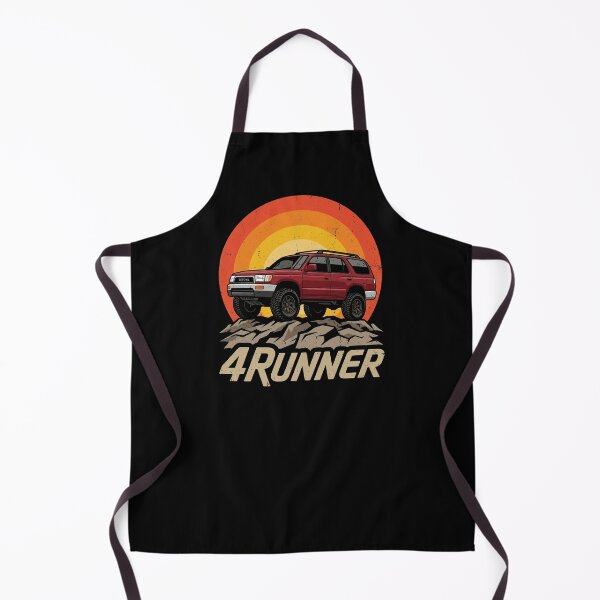 Item preview, 4Runner 3rd Gen Red Off-Road Retro Sunset Graphic designed and sold by Off-Road-Zone.