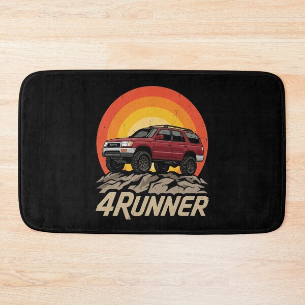 Item preview, 4Runner 3rd Gen Red Off-Road Retro Sunset Graphic designed and sold by Off-Road-Zone.