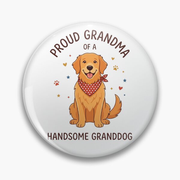 Item preview, Proud Grandma of a Handsome Granddog Graphic designed and sold by DuckOddity.