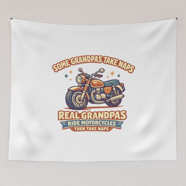 Item preview, Grandpas Motorcycle Rider designed and sold by LuveraxArt.