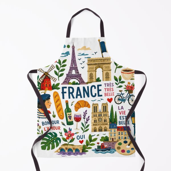 Item preview, France Travel Collage Illustration | Wander Postcards Collection designed and sold by Islabonita..