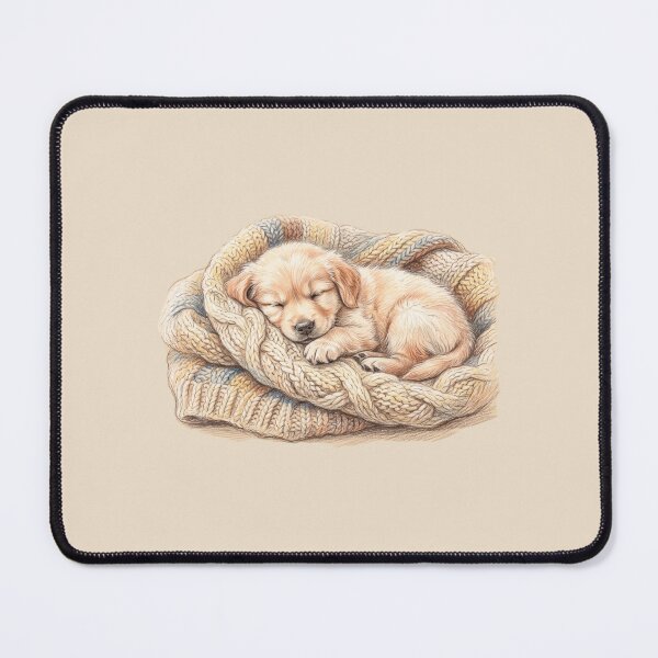 Item preview, Cozy Sleeping Granddog Soft Pencil Sketch designed and sold by DuckOddity.