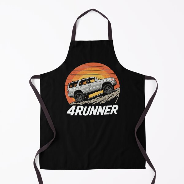 Item preview, 4Runner 3rd Gen Silver Red Off-Road Retro Sunset Graphic designed and sold by Off-Road-Zone.