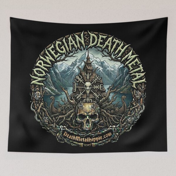 Item preview, Norwegian Death Metal DMH28 designed and sold by Death Metal Hippie.