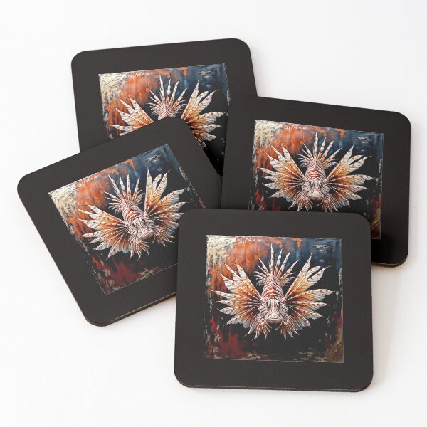 Item preview, Lionfish Majesty: The Elegant Predator of Tropical Reefs #4 designed and sold by Helios Be. Lavsh.