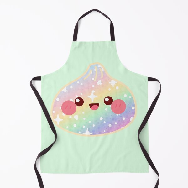 Item preview, Kawaii Rainbow Glitter Squishy Dumpling – Cute Food Character Design designed and sold by EmeraldeaArt.